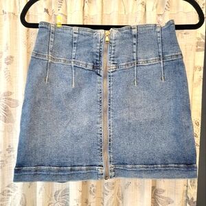 Free People Virgo Denim Skirt